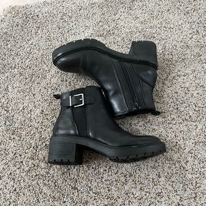 Alex Marie Black chunky booties